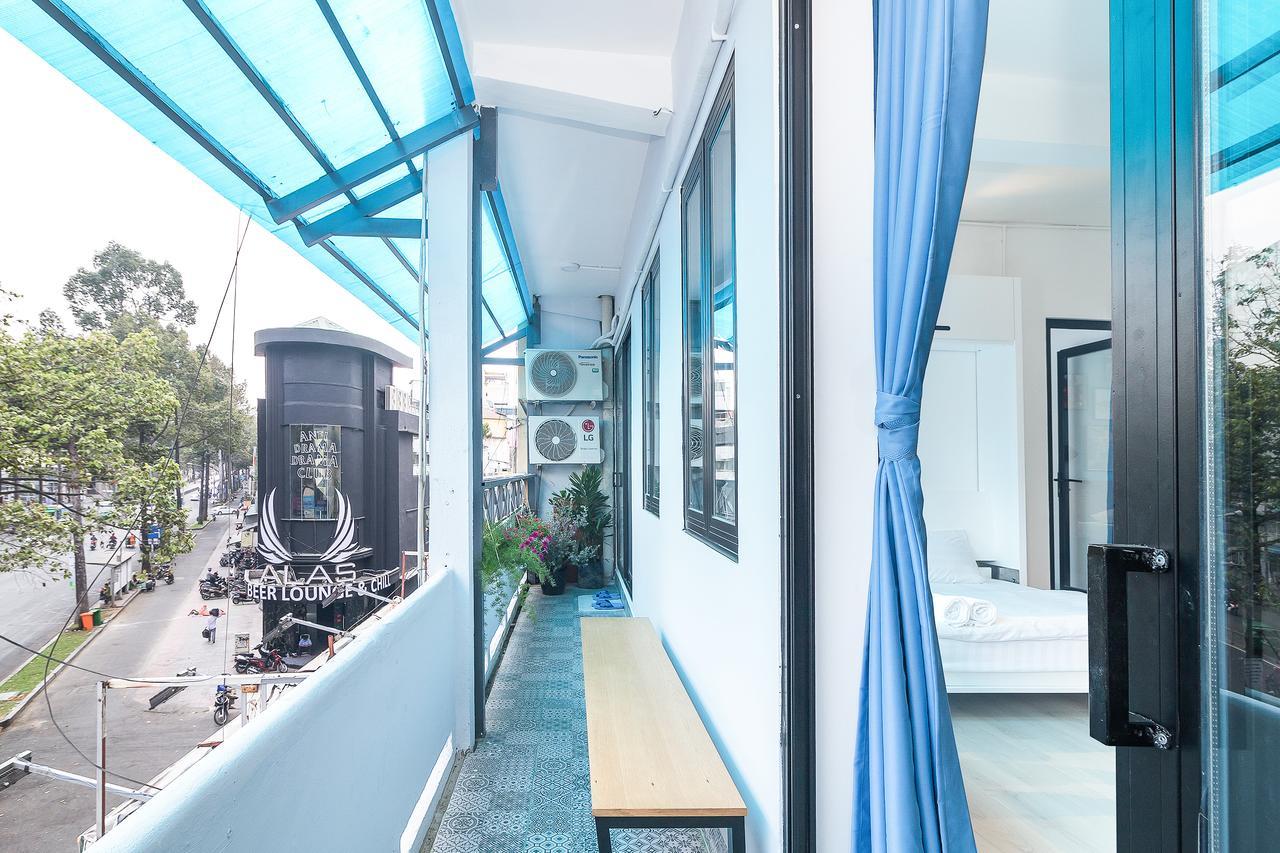 Scandinavian Apartment With Balcony In Bui Vien Ho Chi Minh-staden Exteriör bild