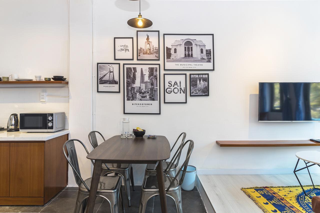 Scandinavian Apartment With Balcony In Bui Vien Ho Chi Minh-staden Exteriör bild