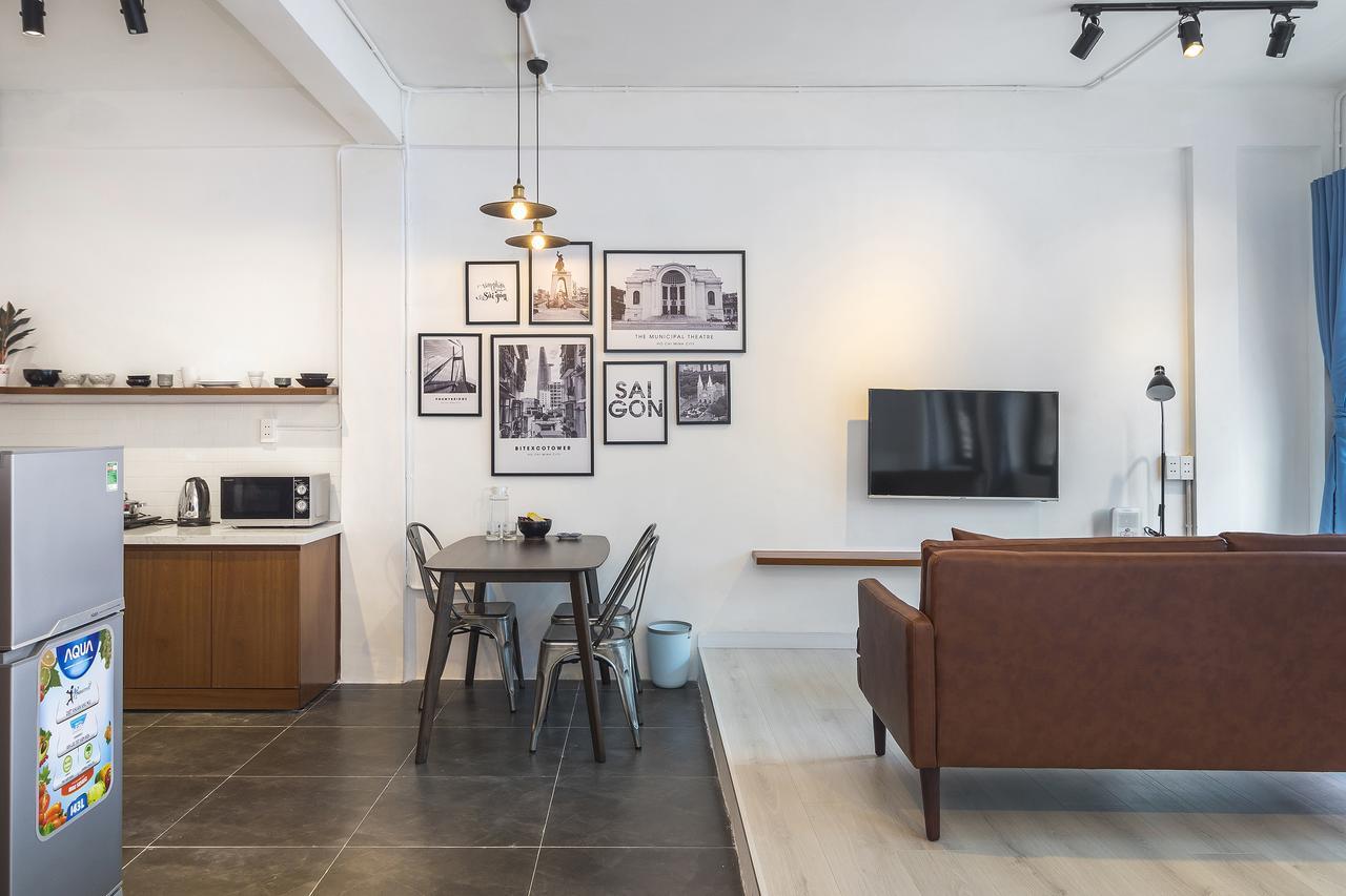 Scandinavian Apartment With Balcony In Bui Vien Ho Chi Minh-staden Exteriör bild