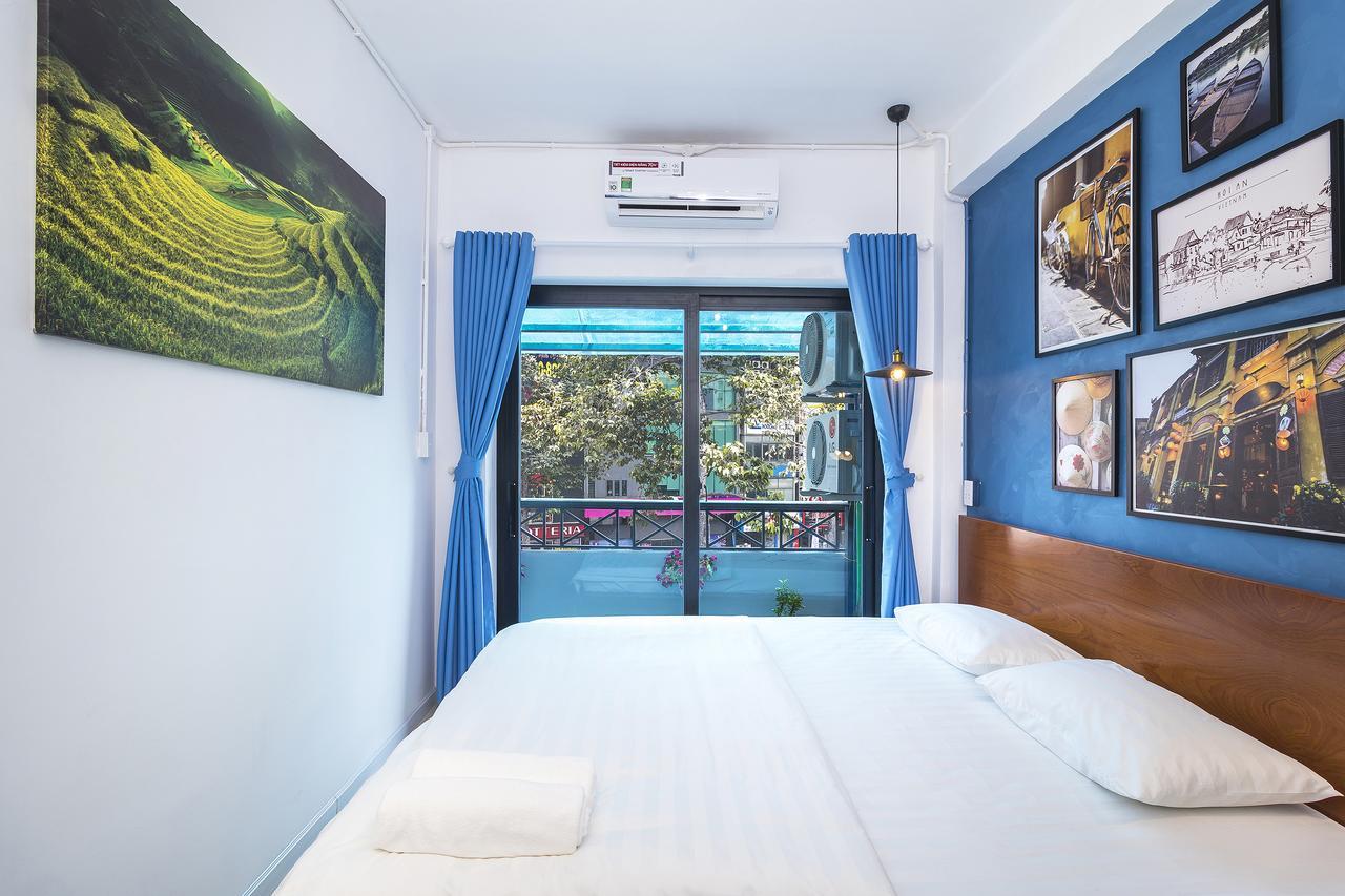 Scandinavian Apartment With Balcony In Bui Vien Ho Chi Minh-staden Exteriör bild