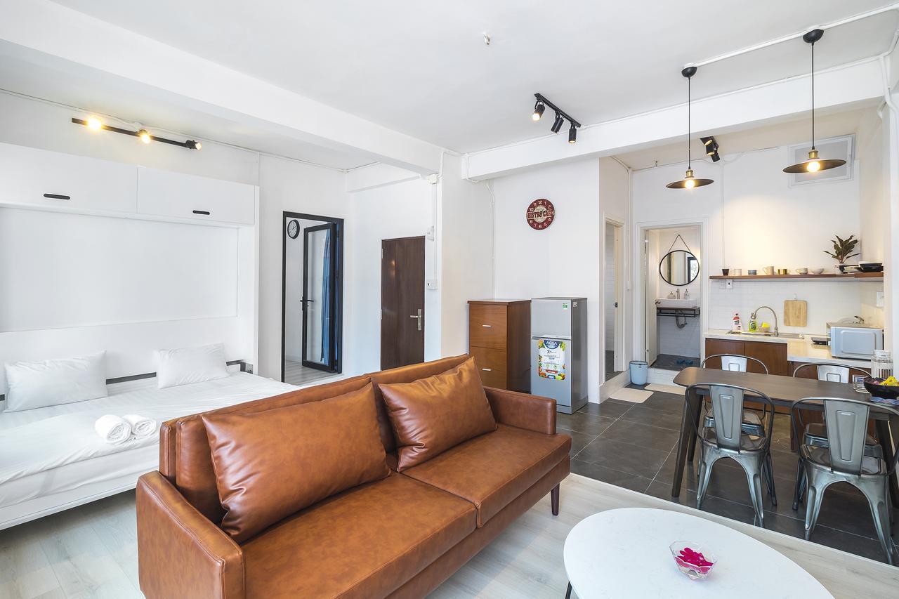 Scandinavian Apartment With Balcony In Bui Vien Ho Chi Minh-staden Exteriör bild
