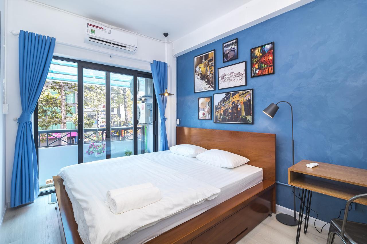 Scandinavian Apartment With Balcony In Bui Vien Ho Chi Minh-staden Exteriör bild