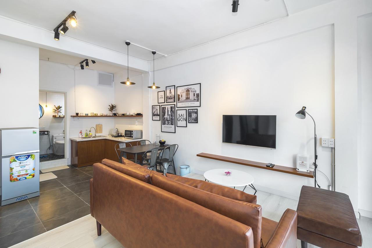 Scandinavian Apartment With Balcony In Bui Vien Ho Chi Minh-staden Exteriör bild