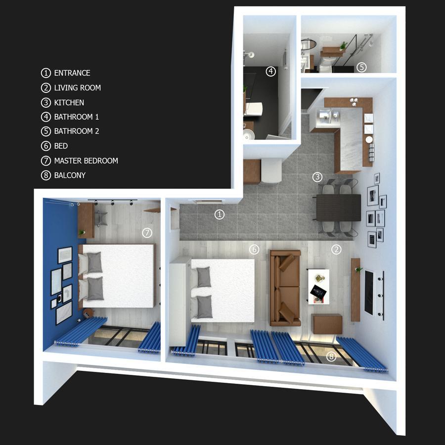 Scandinavian Apartment With Balcony In Bui Vien Ho Chi Minh-staden Exteriör bild
